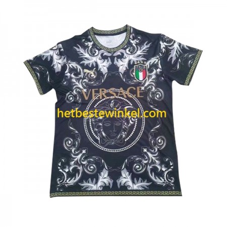 Italië Versace Voetbalshirts Zwart 2023-24
